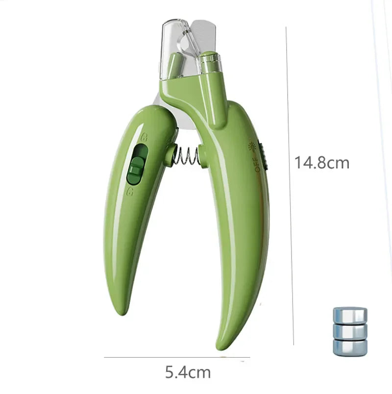 Professional Pet Nail Clippers with Led Light Pet Claw 