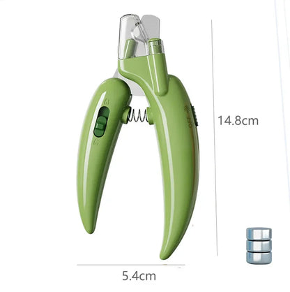 Professional Pet Nail Clippers with Led Light Pet Claw 