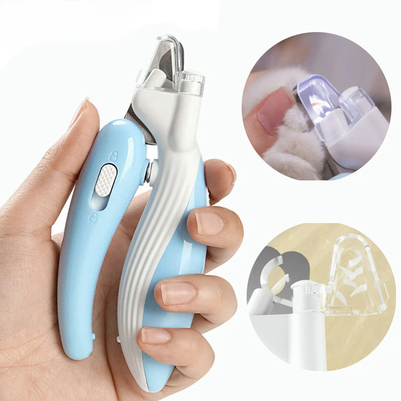 Professional Pet Nail Clippers with Led Light Pet Claw 