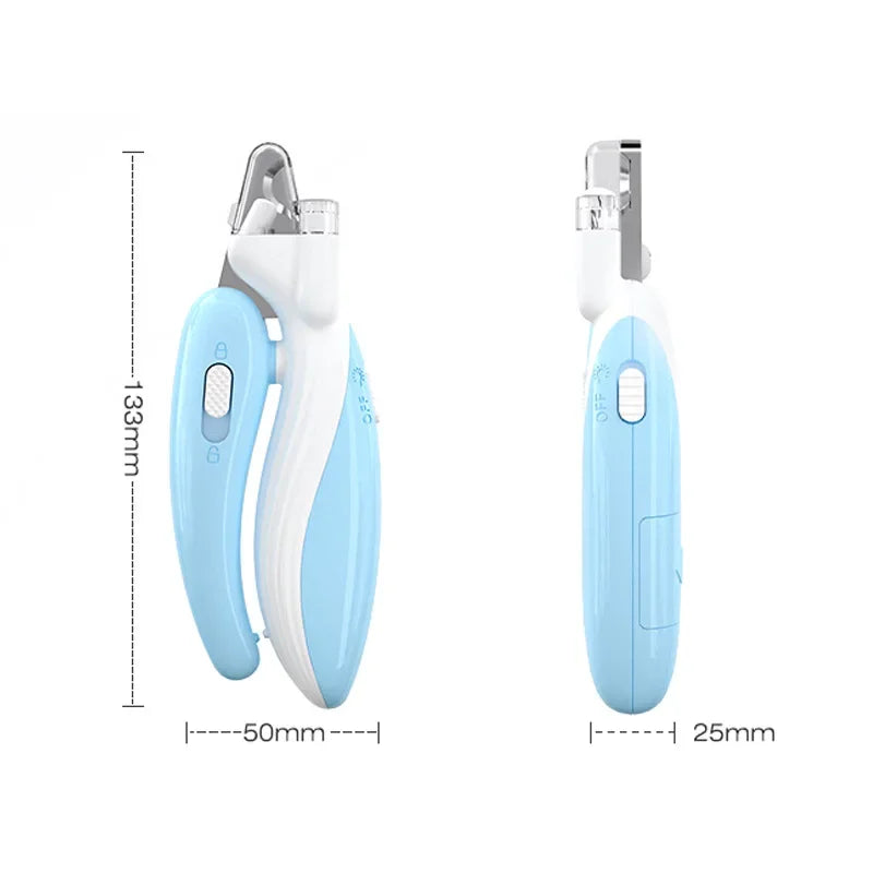 Professional Pet Nail Clippers with Led Light Pet Claw 