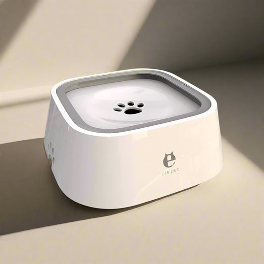 Dog Drinking Water Bowl with Floating Design - Non-Wetting, Non-Skid, Large Capacity