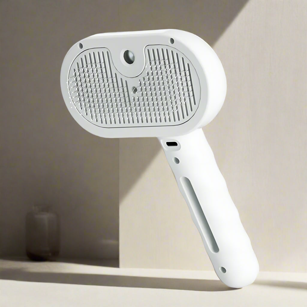 No-Mess Pet Steam Brush - Calm Grooming for Cats & Dogs