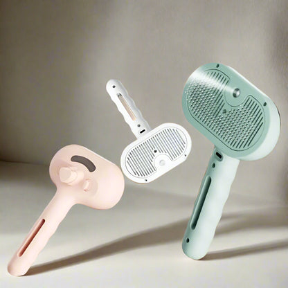 No-Mess Pet Steam Brush - Calm Grooming for Cats & Dogs