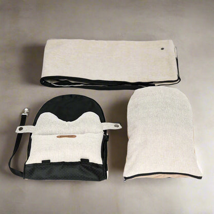 Portable Dog Car Seat Bed - Safe Travel Carrier for Small Dogs and Cats